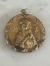 GOLD FILLED JESUS CHRIST MARY RELIGIOUS GF CHARM PENDANT JEWELRY 7.6 GRAMS  ❤️ picture