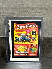 1979 Topps Wacky Packages #46 Shot Wheels One Star * error card misprint picture