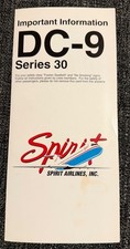 Spirit DC-9-30 Safety Card picture