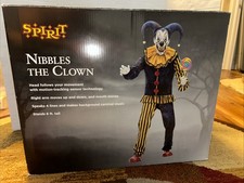 Spirit Nibbles the Clown Animatronic Motion Tracking Halloween Prop 6ft Open Box picture