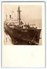 1946 US Army Troop Transport George W. Goethals Air Mail RPPC Photo Postcard picture