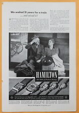 1941 Hamilton Watch Rutledge Bagley Laura Miriam Ellyn Vintage Mag Print Ad   picture