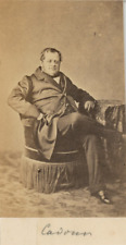 Camillo Benso Count of Cavour Vintage Albumen Print. Victorian Photographs, Prim picture