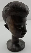 Wood Art-Vintage Solid Ebony African Tribal Statue/Hand Carved In Tanganyika picture