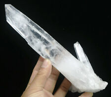 1.12 lb Natural Beautiful White Quartz Crystal Cluster Point Mineral Specimen picture