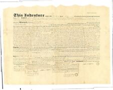 Deed Indenture Franklin Lancaster counties PA Gsell Bechtel families 1836 picture