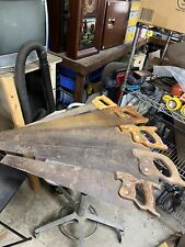 Lot Of 5 Vintage Hand Saws- Disston, Craftsman, Superior Warranted  ETC picture