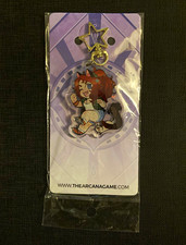 Collectible Arcana Game Nix Hydra Acrylic Keychain Charm Star Clip discontinued picture
