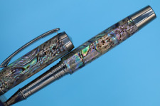 Artisan Jr. Gentlemen's Rollerball Pen in Black Titanium with Paua Abalone Shell picture