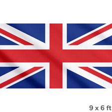 Extra Large Union Jack Flag 9x6ft Huge, Massive Union Flag Free Delivery picture