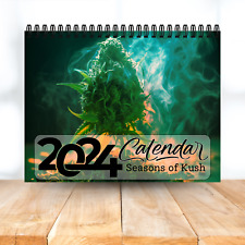 2024 Cannabis Calendar | 12 Month Calendar | Spiral Wall Calendar Wall Art picture