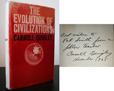 Carroll Quigley ~ Signed The Evolution of Civilizations 1st/1st Autograph ~ JSA picture