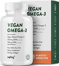 Vegan Omega-3 Softgel Supplements for Brain Heart Joint Support (60pk) picture