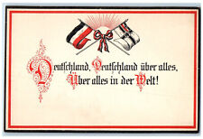 c1910 Germany Over Everything in The World Germany Propaganda WW1 Postcard picture