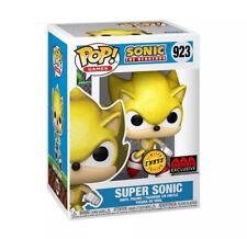 Funko Pop Games: Sonic the Hedgehog - Super Sonic #923 Chase AAA Anime Mint picture