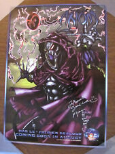 AXION (1994) Hac Le & Patrick Gealogo signed poster, ICON CREATIONS picture