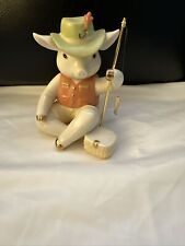 Lennox Pig Figurine “Franklins First Catch” picture