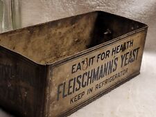 Fleischmann's Yeast Tin Handled Wall Box picture