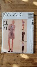 McCall's #9572 New York Collection Size 8 Top, Pants, Skirt And Jacket Lined picture