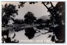c1940's Scene On Kickapoo River Gays Mills Wisconsin WI RPPC Photo Postcard picture