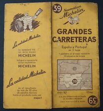 1951 MICHELIN 39 GREAT ROADS Guide Bibendum tire tyre map picture