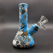 5'' Unbreakable Hookah Smoking Water Pipe Bong Bubbler Shisha W/ 14mm Glass Bowl picture
