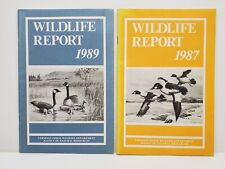 Vintage Vermont Fish and Wildlife Reports from 1987 & 1989 Booklets Lot of 2 picture