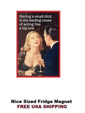 263 - Funny Small Dick Humorous Refrigerator Fridge Magnet picture