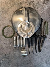 Vintage Surge Stainless Steel Milker Bucket Set Pulsator C629651 USA Babson Bros picture