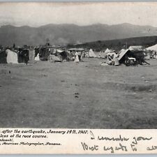 1907 UDB Kingston, Jamaica Earthquake Refugee Camp Photo Bienkowski HJ Calm A191 picture
