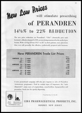 1939 Ciba Pharmaceutical Summit New Jersey Perandren Male Hormones Print Ad picture