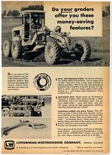 1961 LeTourneau Westinghouse Ad: LW Road, Motor Graders - Specifications Listed picture