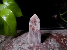 Cream Peach Moonstone Tower Obelisk Point Crystal Mineral picture