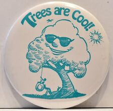 1980s Trees Are Cool Climate Change Protect Forests Environment Greenpeace Pin picture