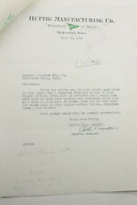 1940 Lamson Goodnow Huttig Manufacturing Co Muscatine IA Letter Ephemera P1582B picture