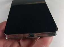 Classy Sleek Black EVANS 1930's Art Deco Cigarette Case - Looks Like Cellphone picture