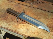 Custom Handmade Massive Steel Heavy Duty Bowie Knife D2 Camping Hunting picture