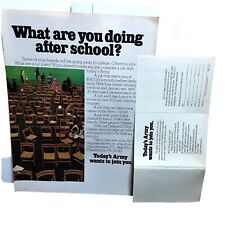 1973 Army Doing After School Original Print Ad Vintage picture