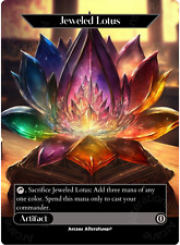 Jeweled Lotus - Full Art Altered Art Custom Proxy Cards picture