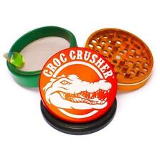 Croc Crusher RASTA 4 Piece Herb / Tobacco Premium Grinder 1.5