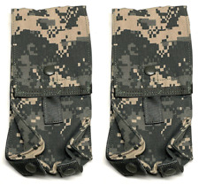Set of 2 Hand Held Survival Radio Carry Pouch ACU Camo Air Warrior CSEL PRC-112 picture
