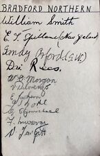 BRADFORD NORTHERN .RARE AUTOGRAPHS 1934 ,inc DAI REES, E J SPILLANE ,NEW ZEALAND picture