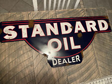 Antique style Barn Find Look Standard Oil dealer Sales service sign  Large Size picture