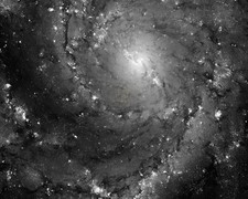 Pinwheel Galaxy Star Formation Hubble 8x10 Glossy Photo Print HT3254995 picture