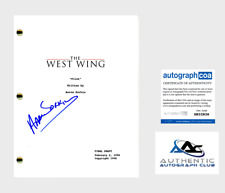 AARON SORKIN AUTOGRAPH SIGNED THE WEST WING FULL SCRIPT ACOA picture