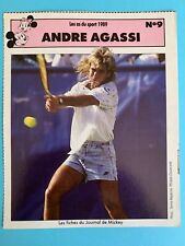 Andre agassi usa rare vintage collector 90s rookie card (gayre 83) picture