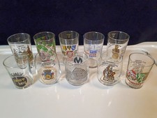Set of 10 1984 and other Vintage Lot of German Wine Tasting Glasses 6 Oz, EXC., picture