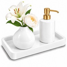 Blaucasa bai10-1 Bathroom Tray, 10.5 Inch Perfume & Vanity Organizer, ABS picture