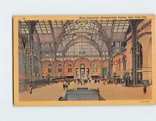 Postcard Main Concourse Pennsylvania Station NYC New York USA North America picture