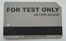 For Test Only Metrocard - Grey back - Hard to find - MINT cond - Exp 2006 picture